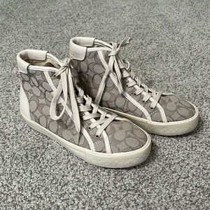 Coach high top sneakers